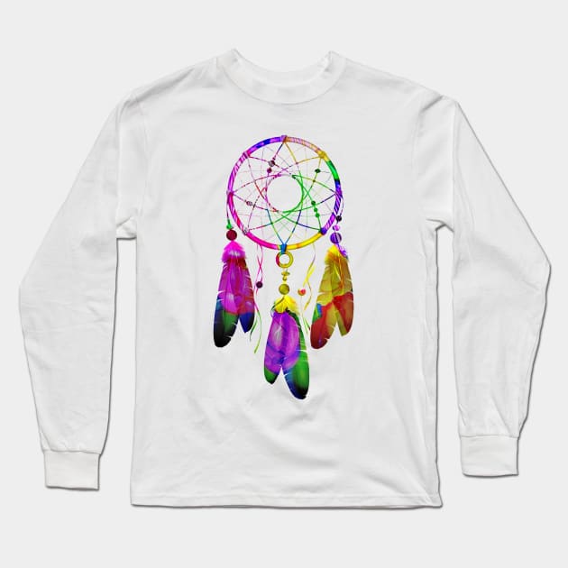 Dream Catcher Long Sleeve T-Shirt by skycloudpics